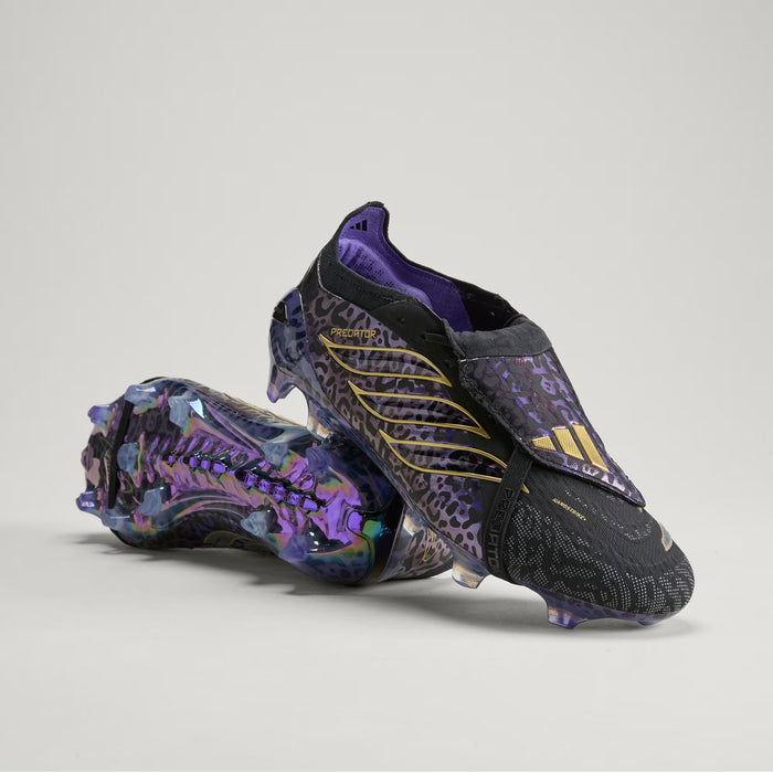 adidas Predator Elite Fold-Over Tongue Firm Ground Soccer Cleats Kaka | Core Black / Gold Metallic / Core Black | Men's