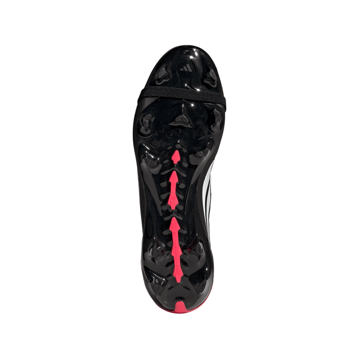 adidas PREDATOR LEAGUE Fold-Over Tongue Firm Ground Soccer Cleats | Core Black / Cloud White / Lucid Red | Men's