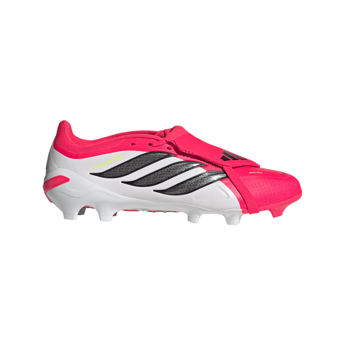 adidas PREDATOR LEAGUE Fold-Over Tongue Firm Ground Soccer Cleats | Lucid Red / Core Black / Cloud White | Men's