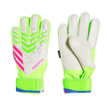 adidas Predator Match Soccer Goalkeeper Gloves | Lucid Lemon / White | Kid's