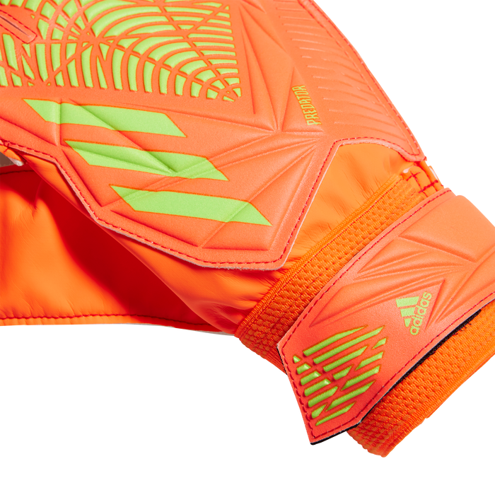 adidas Predator Training Soccer Goalkeeper Gloves | Electric Orange/Lime Green | Men's