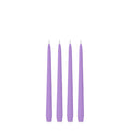 Purple 25cm Taper Candles Pack of 4