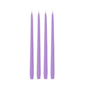 Purple 35cm Taper Candles Pack of 4