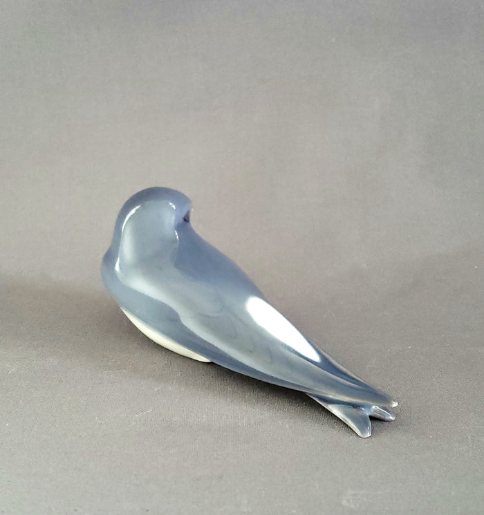 Royal Copenhagen Porcelain Bird Figure, House Martin, Swallow #2374 Denmark