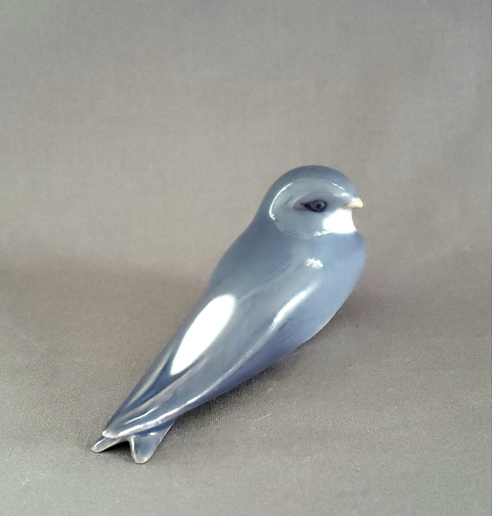 Royal Copenhagen Porcelain Bird Figure, House Martin, Swallow #2374 Denmark