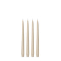 Sandstone 25cm Taper Candles Pack of 4