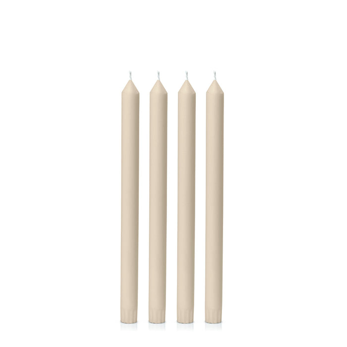 Sandstone 30cm Dinner Candles - Pack of 96