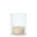 Sandstone Tealight in 5.8cm x 7cm Glass - Set of 96