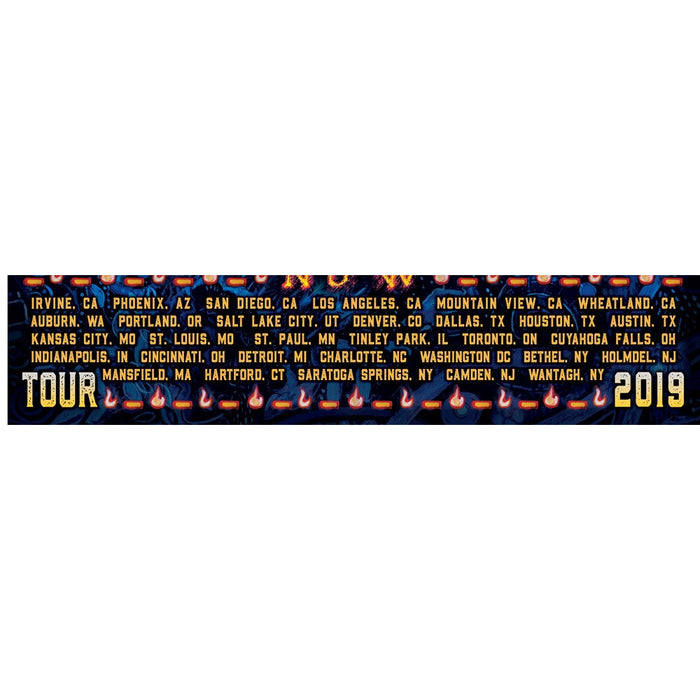 Santana - 2019 Supernatural Now Tour Poster