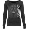 Santana- Junior's Lion Boatneck Sweatshirt