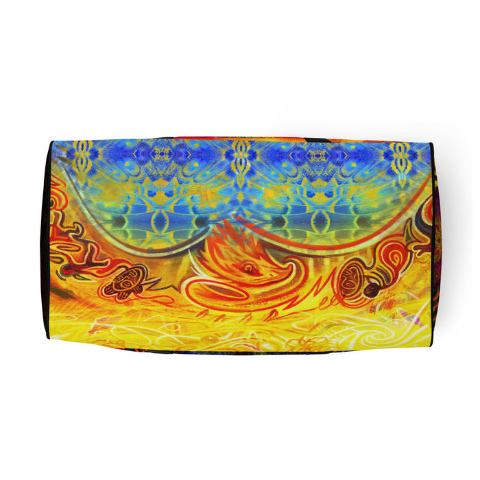 Santana "Album Mash Up" All-Over Duffle Bag (Print on Demand)