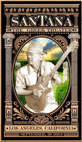 Santana Individual 2004 Greek Theatre Poster - Sept 30, 2004
