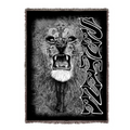 Santana Lion Woven Throw Blanket