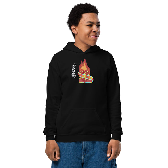 Santana Youth Heavy Blend Hoodie - Black