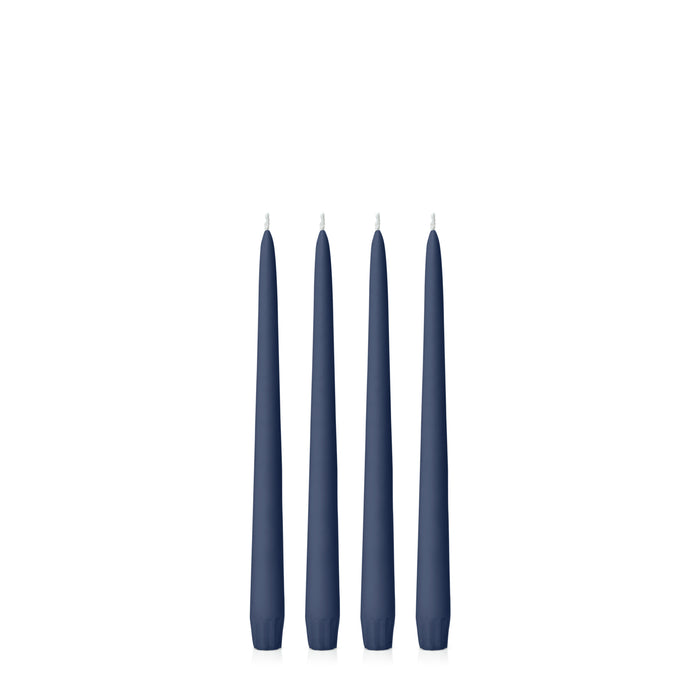 Sapphire 25cm Taper Candles Pack of 4