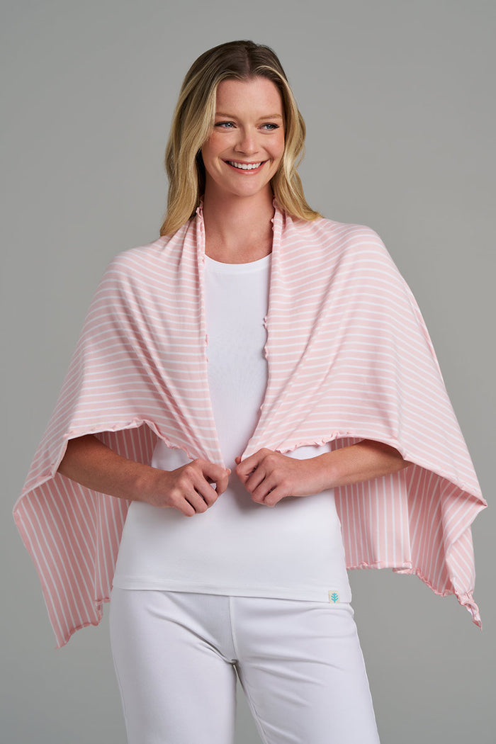 Color_ Soft Pink/White Stripe