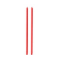 Scarlet 60cm Dinner Candles Pack of 2