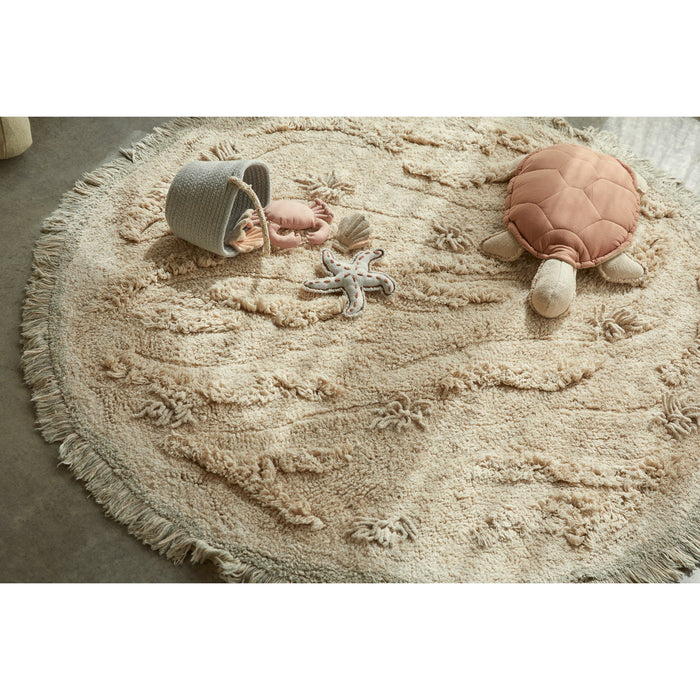 Sea Wonders Turtle Cushion - Rugs by Roo