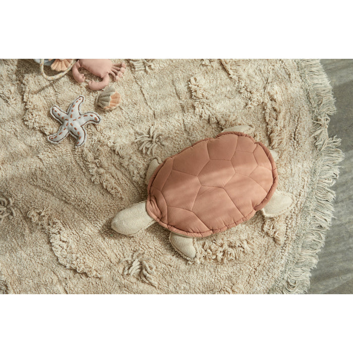 Sea Wonders Turtle Cushion - Rugs by Roo