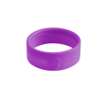 Silicone Band Longplay in Bubblegum, a vibrant purple band shown at a three-quarter angle against a white background, featuring embossed KeepCup logo and "Long Play" text.