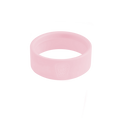 Silicone Band Longplay in Pashmak Pink, a soft pink circular band shown at a slight angle against a white background, featuring an embossed KeepCup logo on the front.