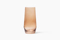 Smoke Amber Tinted Highball Glass - Set of Four