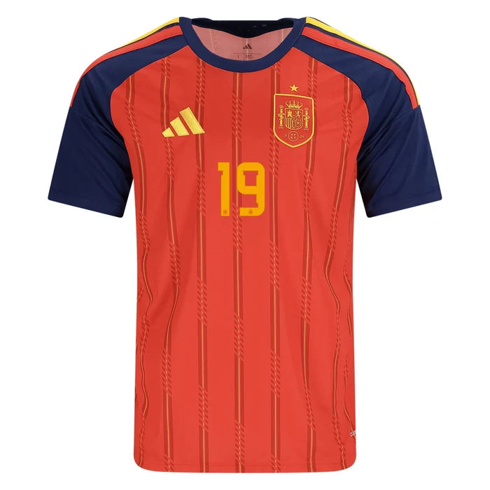 adidas Spain 2026 Lamine Yamal Home Jersey | Men's Soccer Jersey | Red