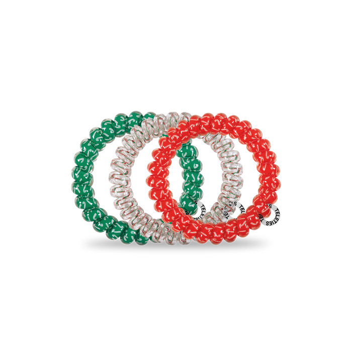 Spiral Hair Coils | Large | Hooked on Christmas Hair Ties