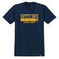 Spitfire - Arson Dept Tee (Navy/Gold)