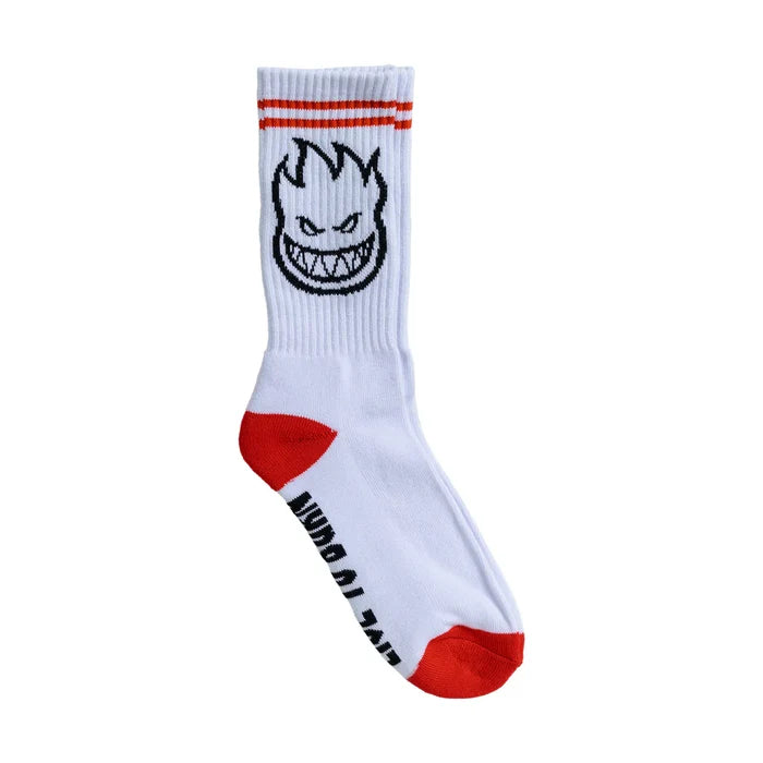 Spitfire - BigHead Socks (White/Red/Black)