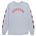 Spitfire - L/S Shirt Premium Big Head Fill (Grey/Red)