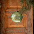 Spruce Mercury Glass 5" Ball Ornaments Set/12