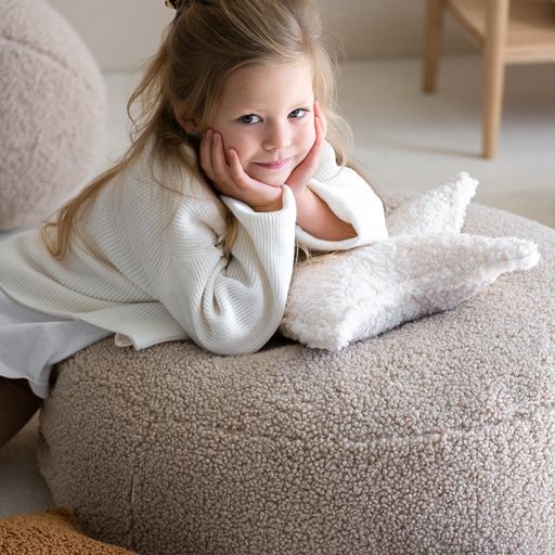 Star Cream White Toy Cushion - Rugs by Roo