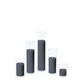 Steel Blue 5cm Pillar in 5.8cm Glass, Sm - Set of 6