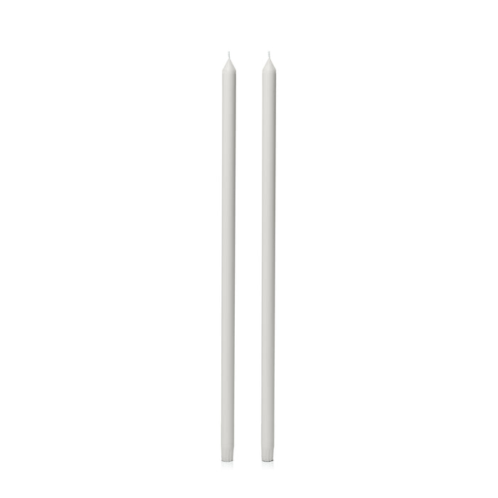 Stone 60cm Dinner Candles Pack of 2
