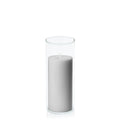 Stone 7cm x 15cm Pillar in 8cm x 20cm Glass Pack of 1