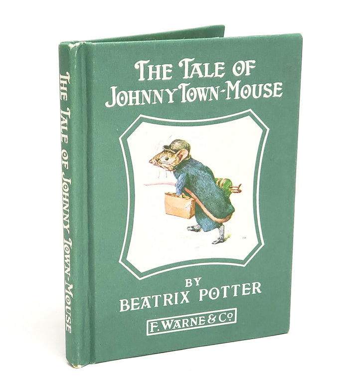 The Tale of Johnny Town Mouse Book by Beatrix Potter Green Cover