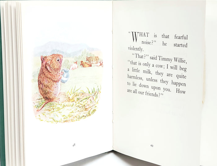 The Tale of Johnny Town Mouse Book by Beatrix Potter Green Cover