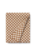 Tiles Toffee Knitted Blanket - Rugs by Roo