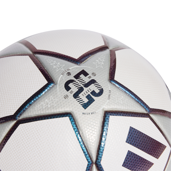 adidas UEFA CHAMPIONS LEAGUE FINAL Third League Ball | White / Silver Metallic