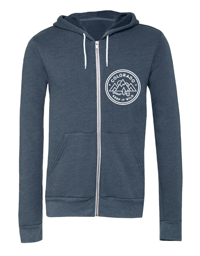 Unisex CO Wild Zip Hoodie