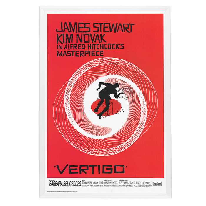 "Vertigo" (1958) Framed Movie Poster