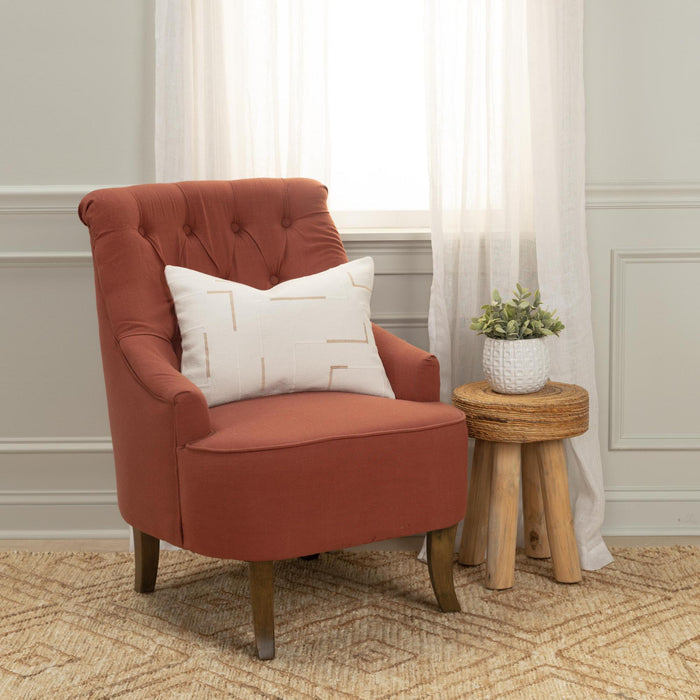 VESTER GOLD GEOMETRIC GLAM THROW PILLOW
