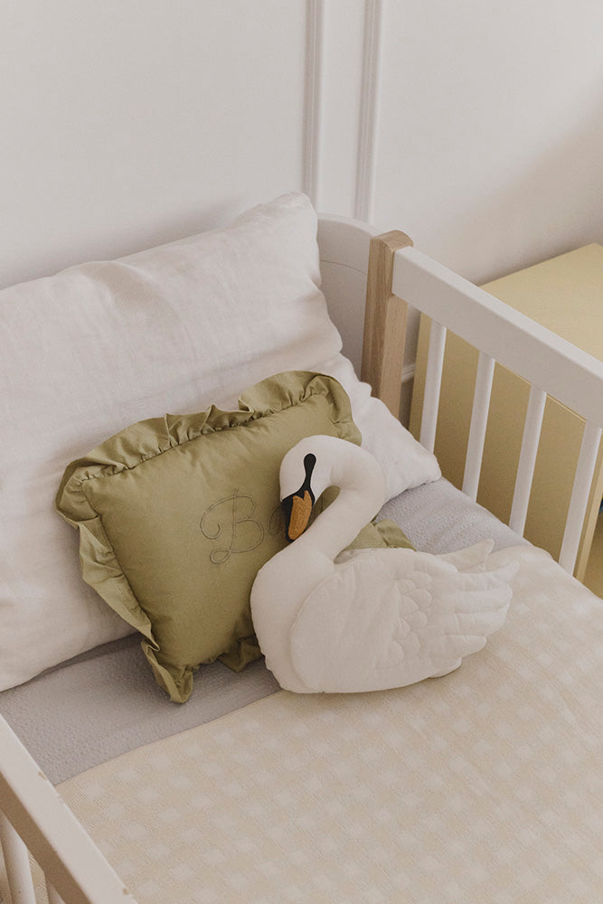 Vichy Ivory Knitted Blanket - Rugs by Roo