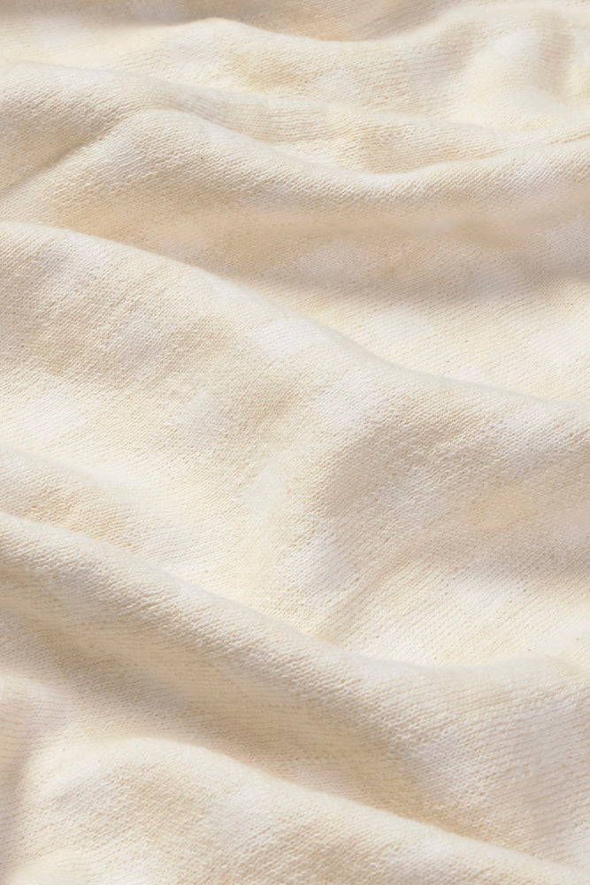 Vichy Ivory Knitted Blanket - Rugs by Roo