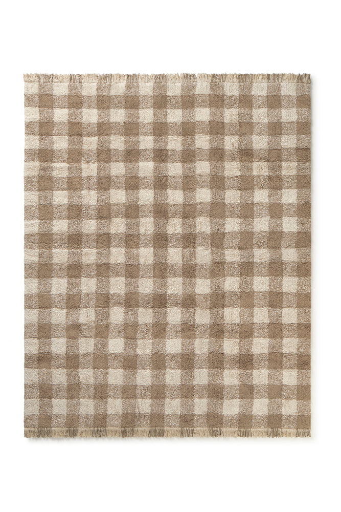 Vichy Marron Washable Area Rug - Rugs by Roo
