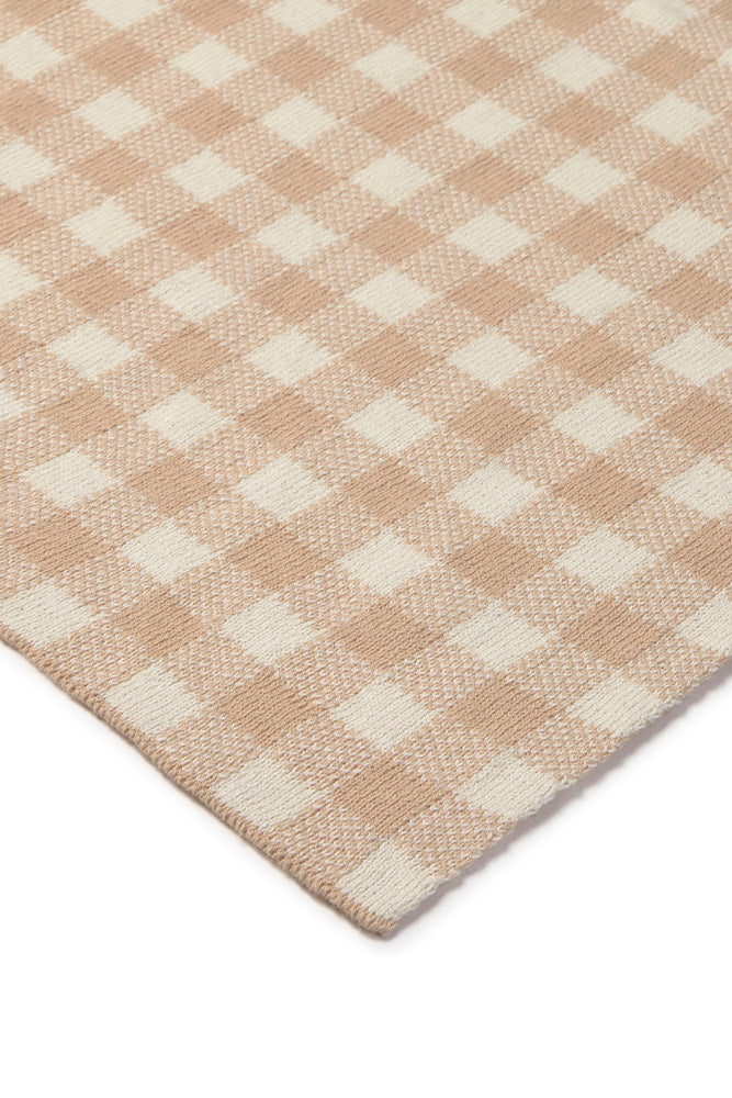 Vichy Rose Knitted Blanket - Rugs by Roo