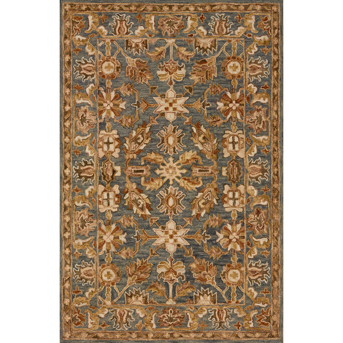 Rugs by Roo Loloi Victoria Slate Slate Area Rug in size 18" x 18" Sample