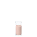 Vintage Blush 5cm x 7.5cm Pillar in 5.8cm x 12cm Glass Pack of 1