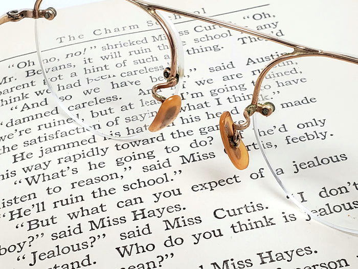 Vintage Spectacles 12K Gold Filled by Bausch & Lomb ~ 1930 - 1940's